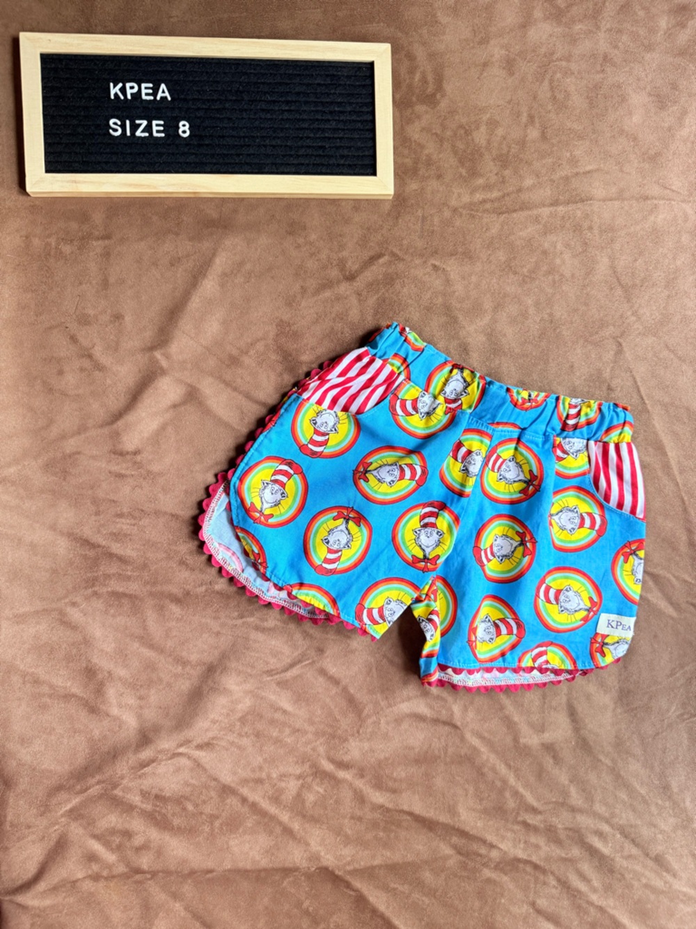 KPea Dr. Seuss Cat in the Hat Shorts